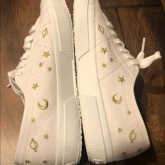 SUPERGA 2750 EMBCOTTON Sneaker in Stars ✨ NWOT - Picture 8 of 16